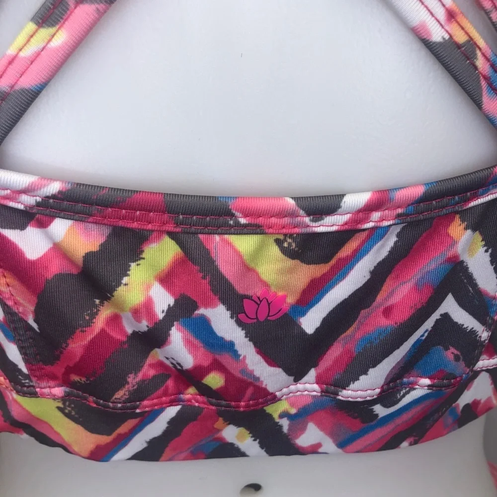 Women NWT Pink Lotus strappy bra, Beall’s M - Picture 3 of 4